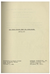 Moe Howard Personally Owned Script for ''The Outlaws IS Coming!''
